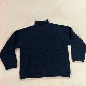 J.Crew Blue Turtleneck Knit Sweater - Good Condition!
